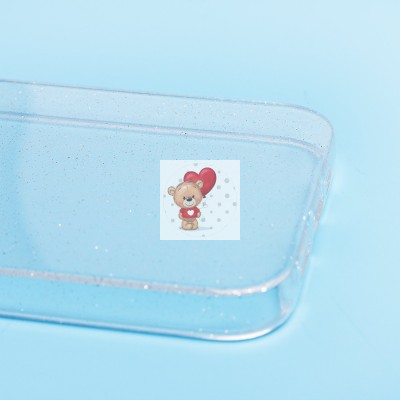 Чехол-накладка для Apple iPhone 13 (белый) - SC123 Чехол-накладка для Apple iPhone 13 (белый) - SC123