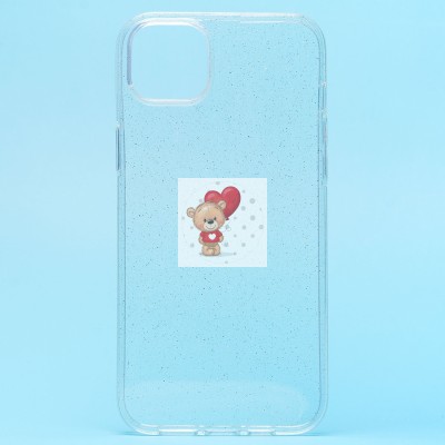 Чехол-накладка для Apple iPhone 14 Plus (белый) - SC123 Чехол-накладка для Apple iPhone 14 Plus (белый) - SC123