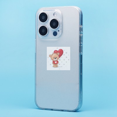 Чехол-накладка для Apple iPhone 15 Pro (белый) - SC123