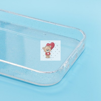 Чехол-накладка для Apple iPhone 15 Pro (белый) - SC123