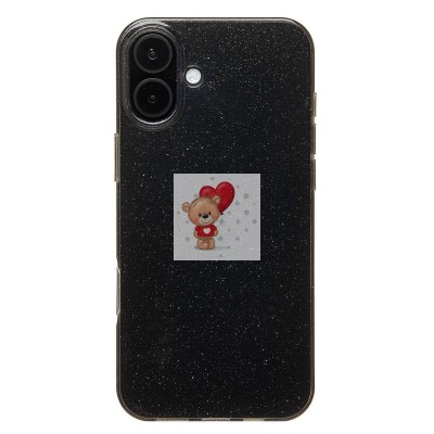 Чехол-накладка для Apple iPhone 16 Plus (черный) - SC123 Чехол-накладка для Apple iPhone 16 Plus (черный) - SC123