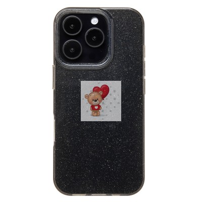 Чехол-накладка для Apple iPhone 16 Pro (черный) - SC123