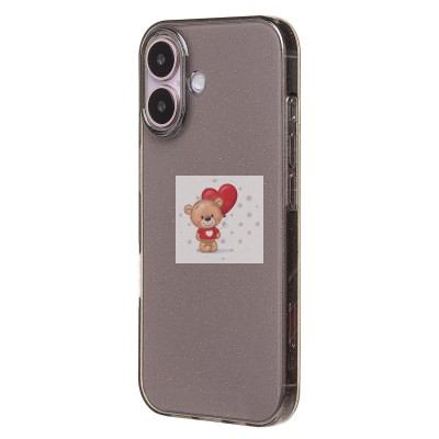 Чехол-накладка для Apple iPhone 16 (черный) - SC123