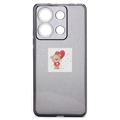 Чехол-накладка для Xiaomi Redmi Note 13 4G (черный) - SC123 Чехол-накладка для Xiaomi Redmi Note 13 4G (черный) - SC123