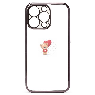 Чехол-накладка для Apple iPhone 13 Pro - (001) (черный) - SC215 Чехол-накладка для Apple iPhone 13 Pro - (001) (черный) - SC215