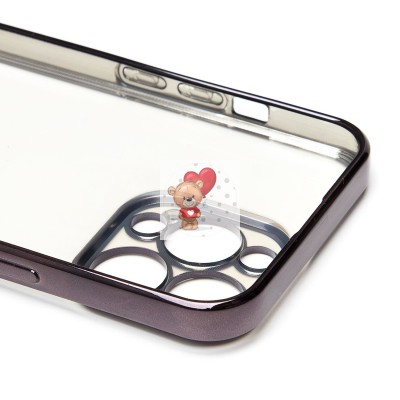 Чехол-накладка для Apple iPhone 13 Pro - (001) (черный) - SC215