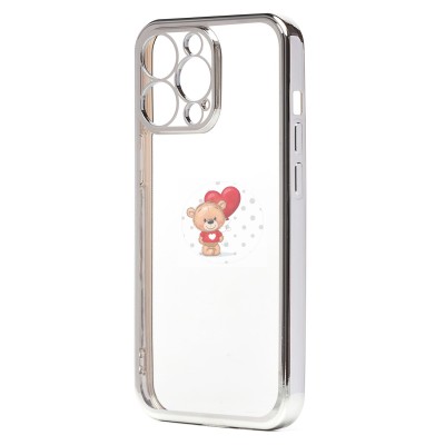 Чехол-накладка для Apple iPhone 13 Pro - (005) (серебяный) - SC215