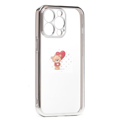 Чехол-накладка для Apple iPhone 13 Pro - (005) (серебяный) - SC215