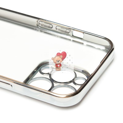 Чехол-накладка для Apple iPhone 13 Pro - (005) (серебяный) - SC215