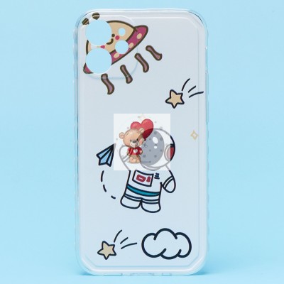 Чехол-накладка для Apple iPhone 12 - (001) (белый) - SC233