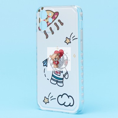 Чехол-накладка для Apple iPhone 12 - (001) (белый) - SC233