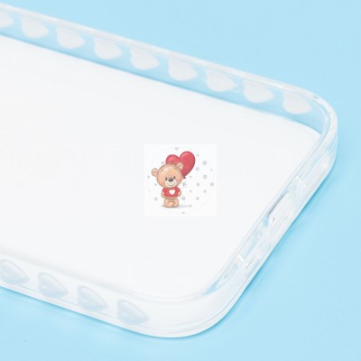 Чехол-накладка для Apple iPhone 12 - (001) (белый) - SC233