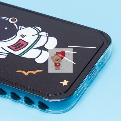 Чехол-накладка для Apple iPhone 12 - (002) (черный) - SC233