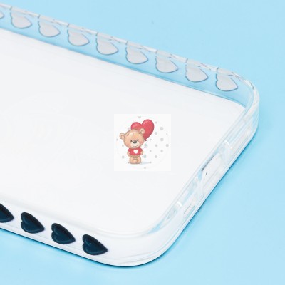 Чехол-накладка для Apple iPhone 12 - (002) (черный) - SC233