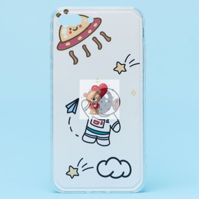 Чехол-накладка для Apple iPhone 7 Plus - (001) (белый) - SC233