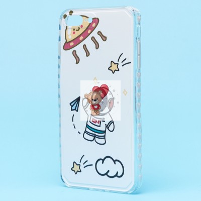 Чехол-накладка для Apple iPhone 7 Plus - (001) (белый) - SC233