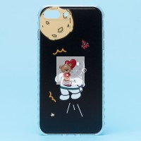 Чехол-накладка для Apple iPhone 8 Plus - (002) (черный) - SC233 Чехол-накладка для Apple iPhone 8 Plus - (002) (черный) - SC233