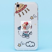 Чехол-накладка для Apple iPhone 8 - (001) (белый) - SC233 Чехол-накладка для Apple iPhone 8 - (001) (белый) - SC233