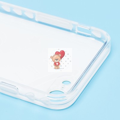 Чехол-накладка для Apple iPhone 7 - (001) (белый) - SC233