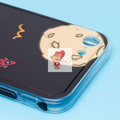 Чехол-накладка для Apple iPhone SE 2020 - (002) (черный) - SC233