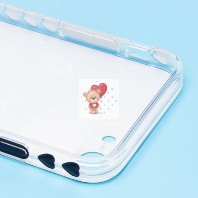 Чехол-накладка для Apple iPhone SE 2020 - (002) (черный) - SC233