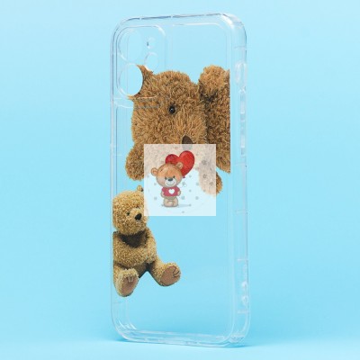 Чехол-накладка для Apple iPhone 12 mini - (003) (прозрачный) - SC249 Чехол-накладка для Apple iPhone 12 mini - (003) (прозрачный) - SC249