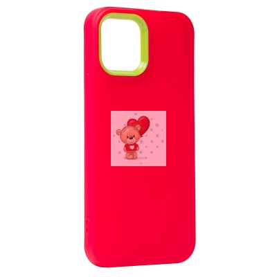 Чехол-накладка для Apple iPhone 12 (розовый) - SC262