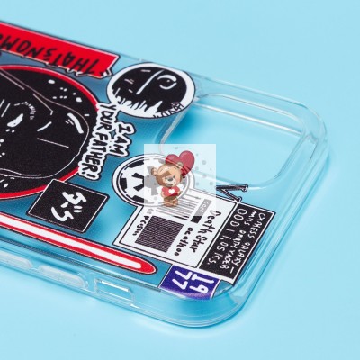 Чехол-накладка для Apple iPhone 12 - (001) (прозрачный) - SC271