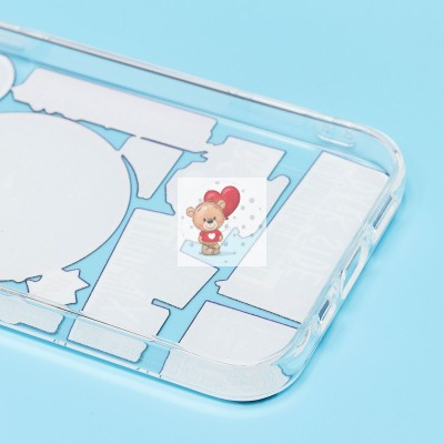 Чехол-накладка для Apple iPhone 12 - (001) (прозрачный) - SC271