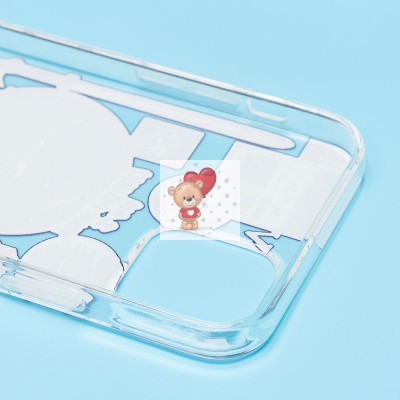 Чехол-накладка для Apple iPhone 12 - (001) (прозрачный) - SC271