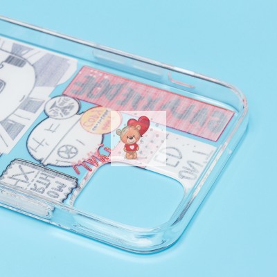 Чехол-накладка для Apple iPhone 12 - (002) (прозрачный) - SC271