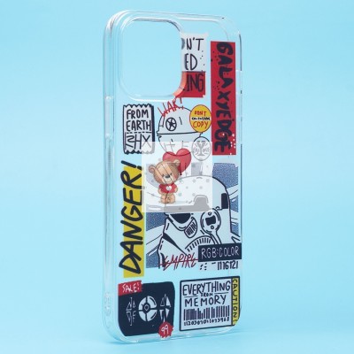 Чехол-накладка для Apple iPhone 13 Pro Max - (002) (прозрачный) - SC271