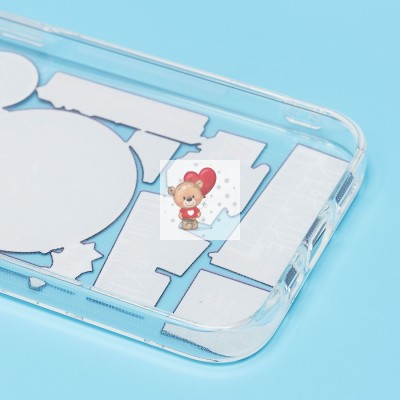 Чехол-накладка для Apple iPhone 13 Pro - (001) (прозрачный) - SC271