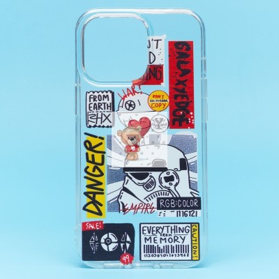 Чехол-накладка для Apple iPhone 13 Pro - (002) (прозрачный) - SC271 Чехол-накладка для Apple iPhone 13 Pro - (002) (прозрачный) - SC271