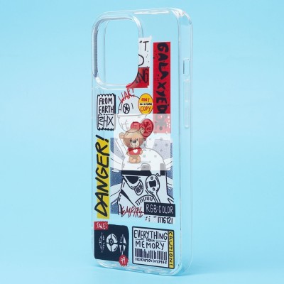 Чехол-накладка для Apple iPhone 13 Pro - (002) (прозрачный) - SC271