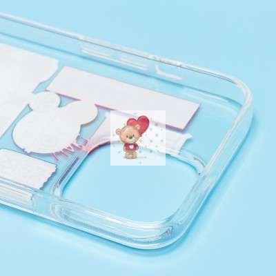 Чехол-накладка для Apple iPhone 13 Pro - (002) (прозрачный) - SC271