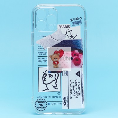 Чехол-накладка для Apple iPhone 12 Pro - (001) (прозрачный) - SC273 Чехол-накладка для Apple iPhone 12 Pro - (001) (прозрачный) - SC273