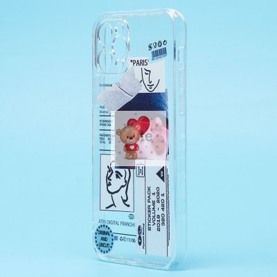 Чехол-накладка для Apple iPhone 12 Pro - (001) (прозрачный) - SC273 Чехол-накладка для Apple iPhone 12 Pro - (001) (прозрачный) - SC273