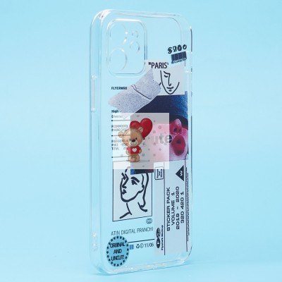 Чехол-накладка для Apple iPhone 12 - (001) (прозрачный) - SC273