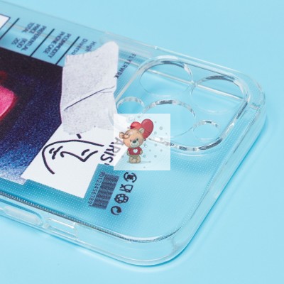 Чехол-накладка для Apple iPhone 13 Pro Max - (001) (прозрачный) - SC273