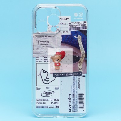 Чехол-накладка для Apple iPhone 13 Pro Max - (002) (прозрачный) - SC273