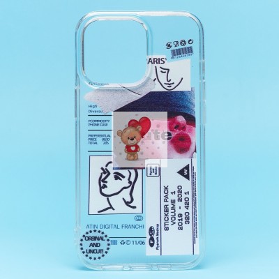 Чехол-накладка для Apple iPhone 13 Pro - (001) (прозрачный) - SC273 Чехол-накладка для Apple iPhone 13 Pro - (001) (прозрачный) - SC273