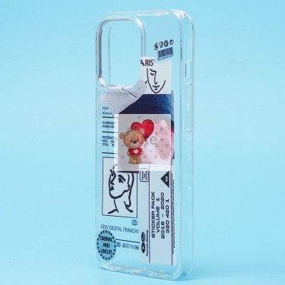 Чехол-накладка для Apple iPhone 13 Pro - (001) (прозрачный) - SC273