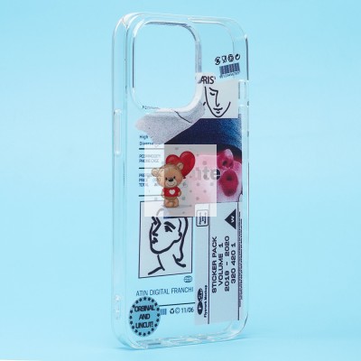 Чехол-накладка для Apple iPhone 13 Pro - (001) (прозрачный) - SC273