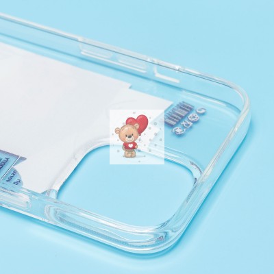 Чехол-накладка для Apple iPhone 13 Pro - (001) (прозрачный) - SC273