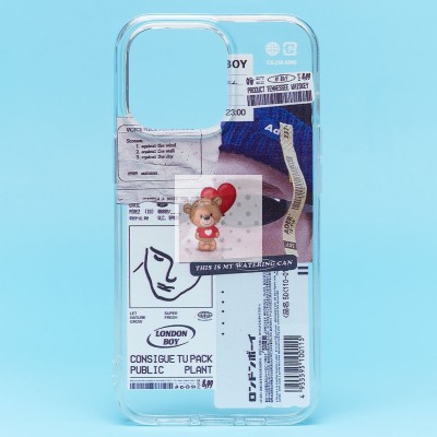 Чехол-накладка для Apple iPhone 13 Pro - (002) (прозрачный) - SC273 Чехол-накладка для Apple iPhone 13 Pro - (002) (прозрачный) - SC273