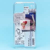 Чехол-накладка для Apple iPhone 13 - (002) (прозрачный) - SC273