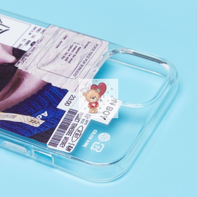 Чехол-накладка для Apple iPhone 13 - (002) (прозрачный) - SC273