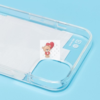 Чехол-накладка для Apple iPhone 13 - (002) (прозрачный) - SC273