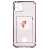 Чехол-накладка для Apple iPhone 11 Pro Max (черный) - SC276 с картхолдером Чехол-накладка для Apple iPhone 11 Pro Max (черный) - SC276 с картхолдером